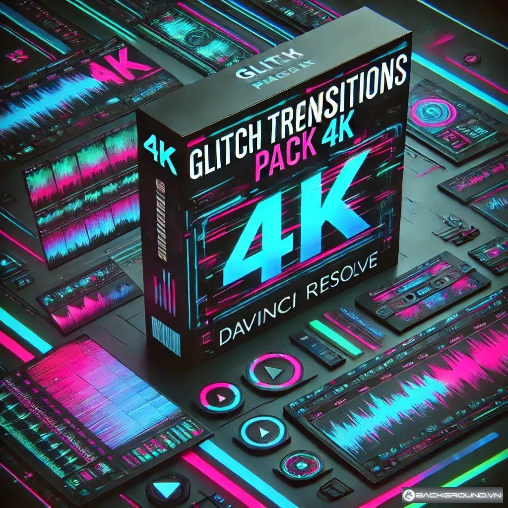 Glitch Transitions Pack 4K