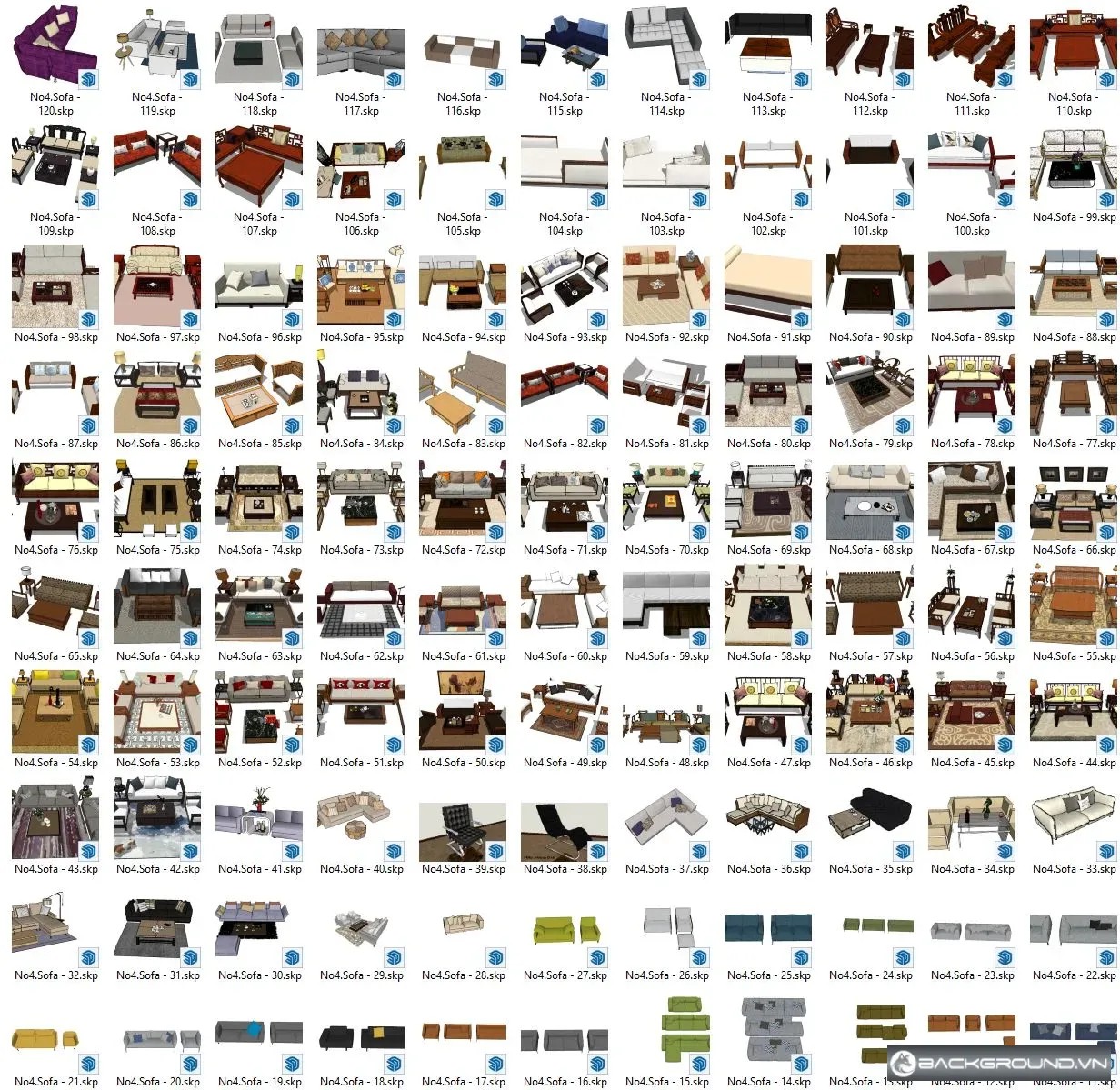 120+ Sofa SketchUp