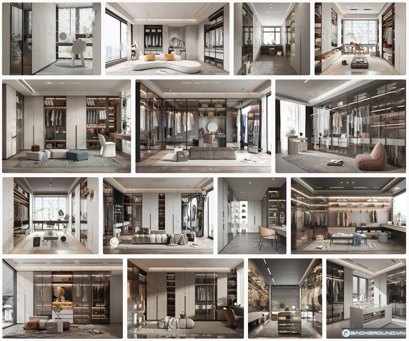 15+ Phòng thay đồ SketchUp