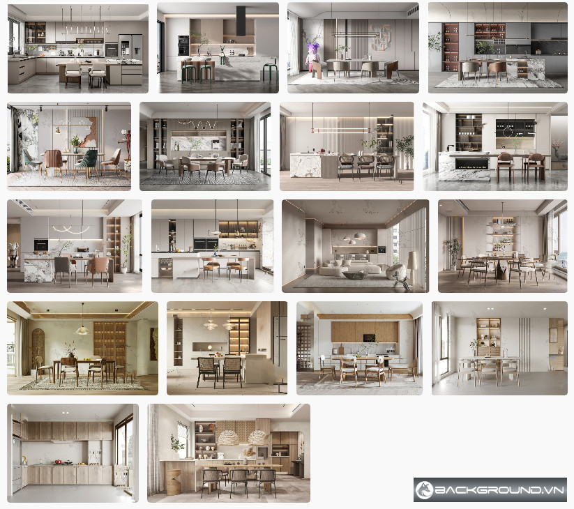 20+ Bếp SketchUp