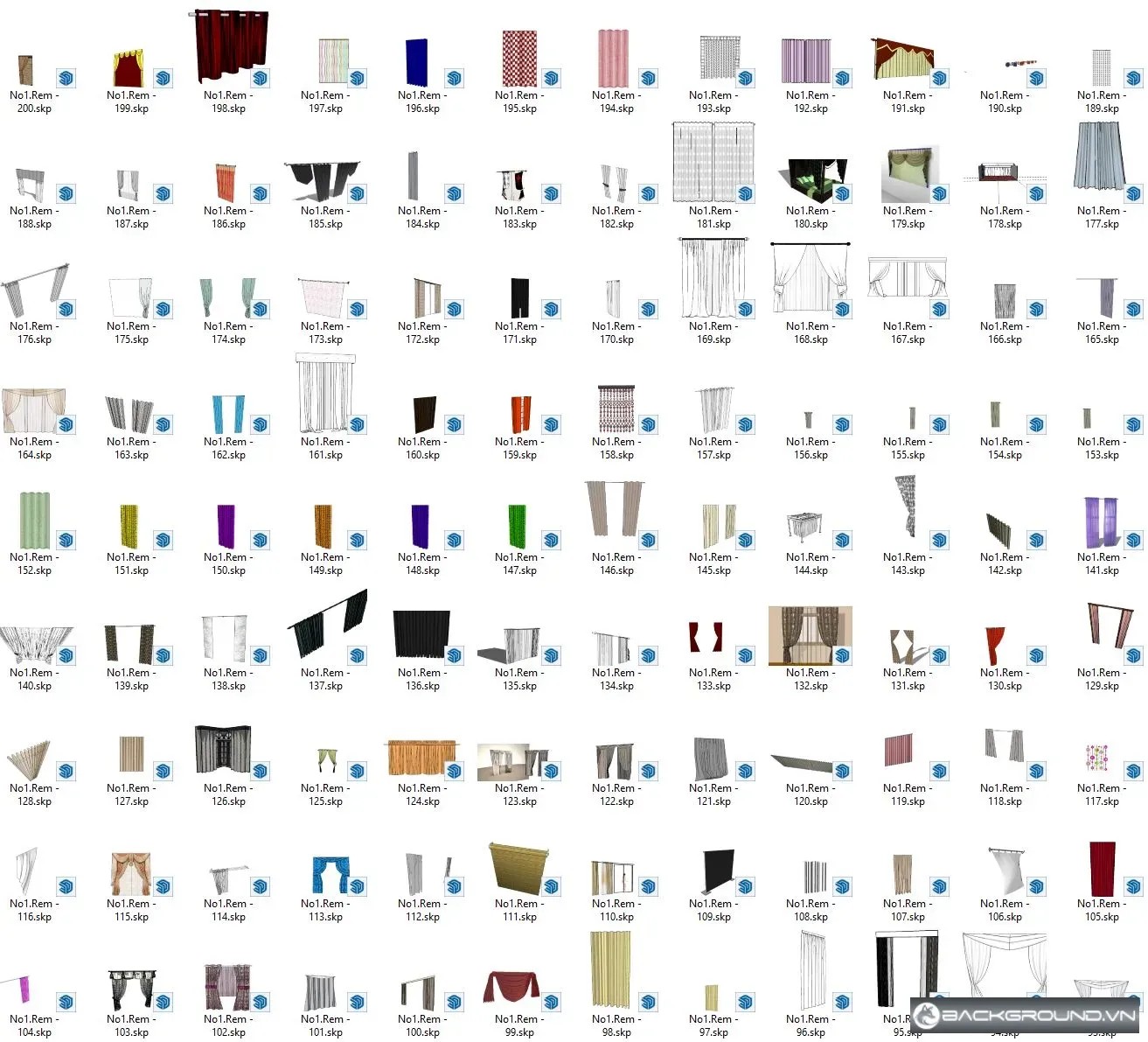 200+ Rèm cửa SketchUp