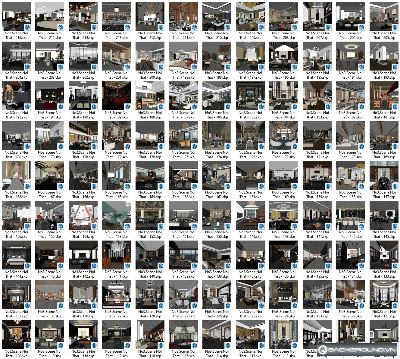 210+ File Nội thất SketchUp
