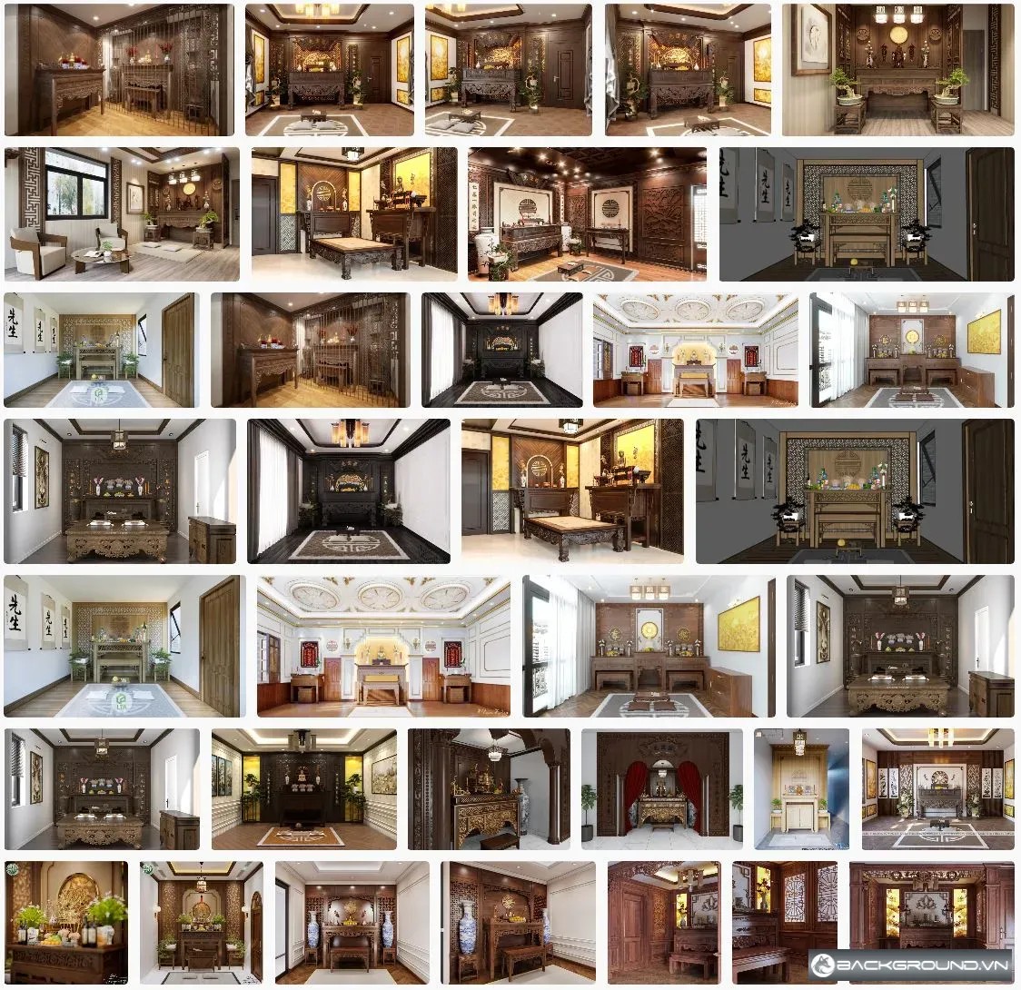 23+ Phòng thờ SketchUp