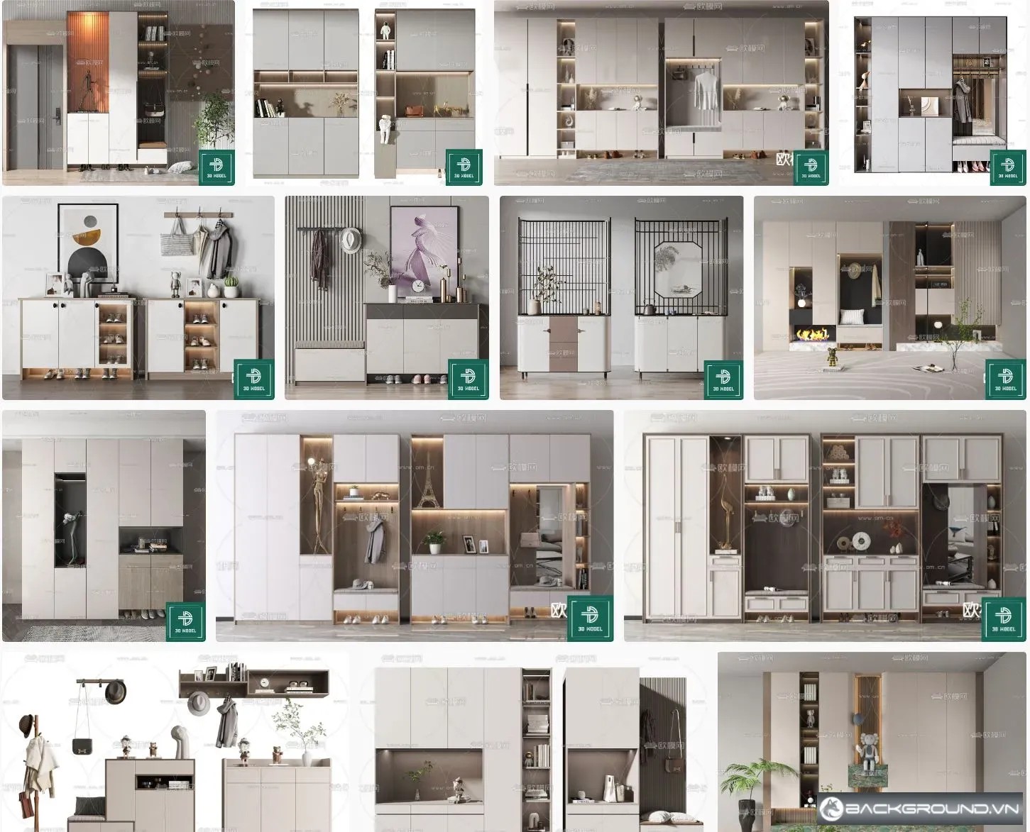 24+ SketchUp tủ giày