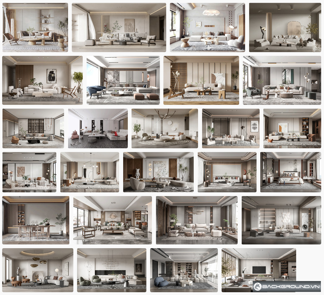 26+ Phòng khách phong cách mới Sketchup