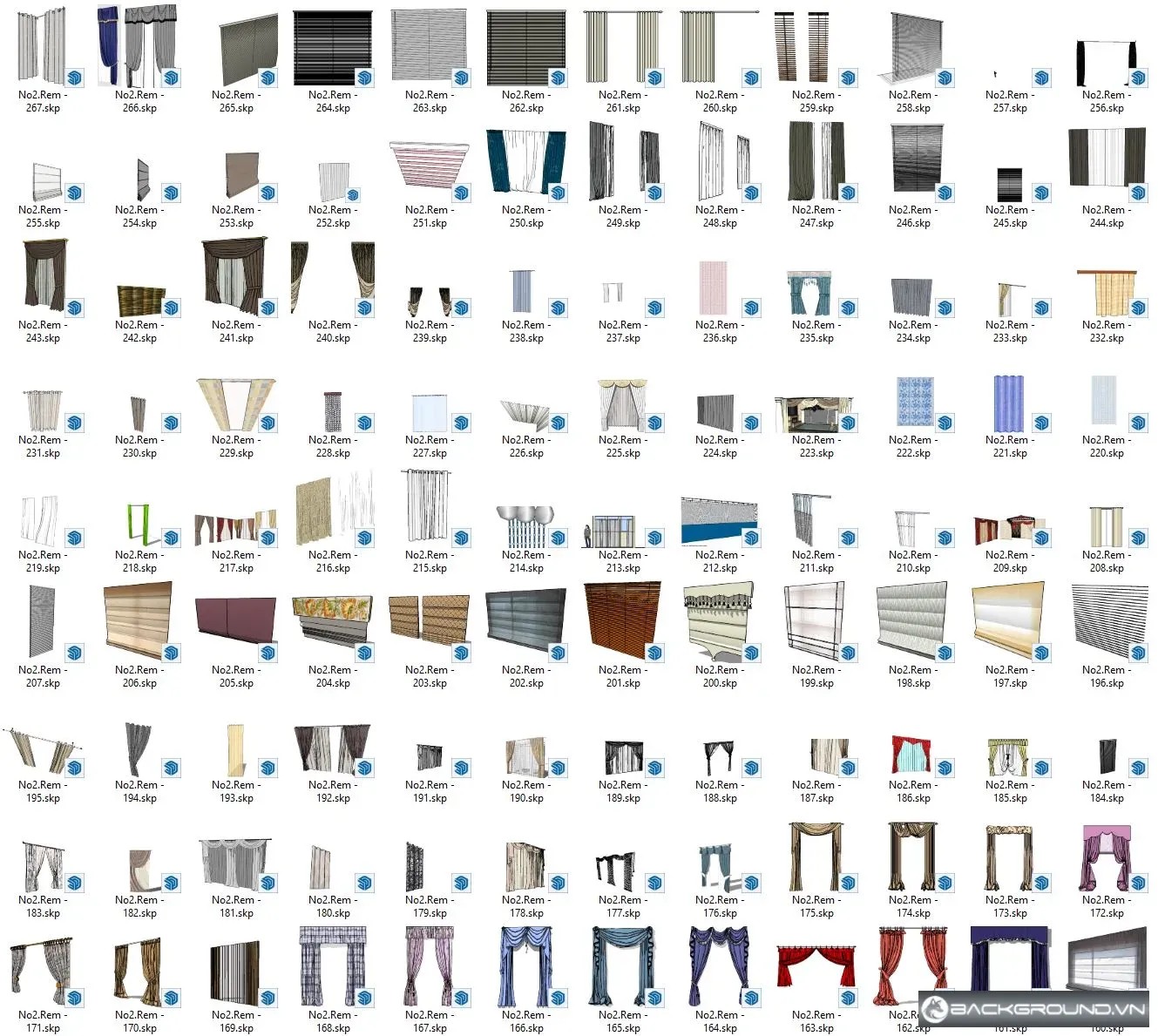 270+ File Rèm SketchUp