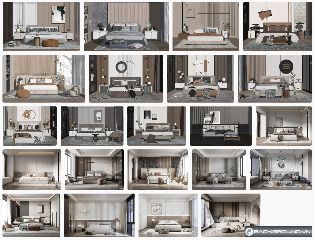 29+ Phòng ngủ người lớn SketchUp