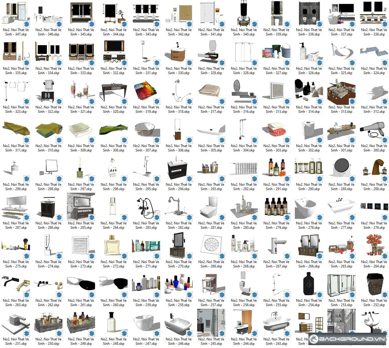 350+ Thiết bị vệ sinh SketchUp