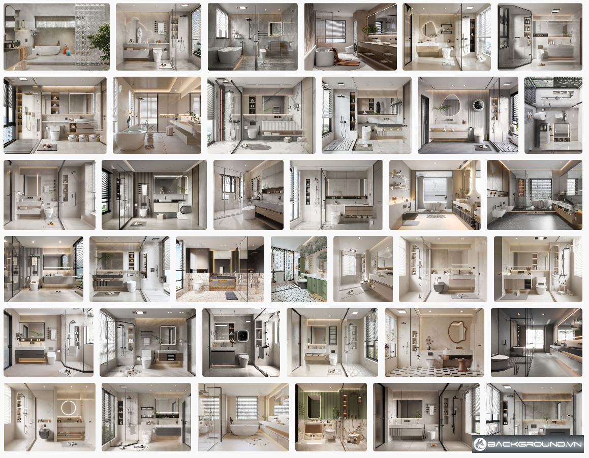 37+ Phòng tắm & WC - SketchUp