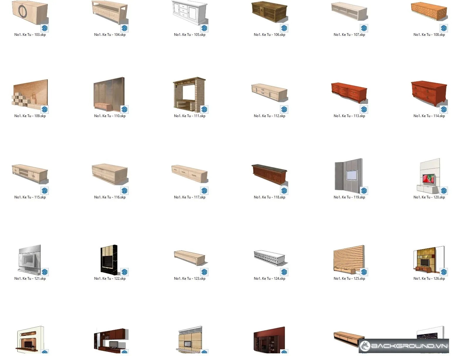 40+ Tủ SketchUp