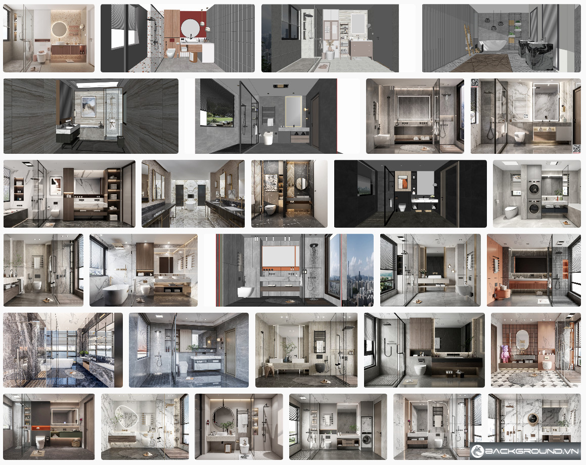 86+ BST Phòng tắm - SketchUp
