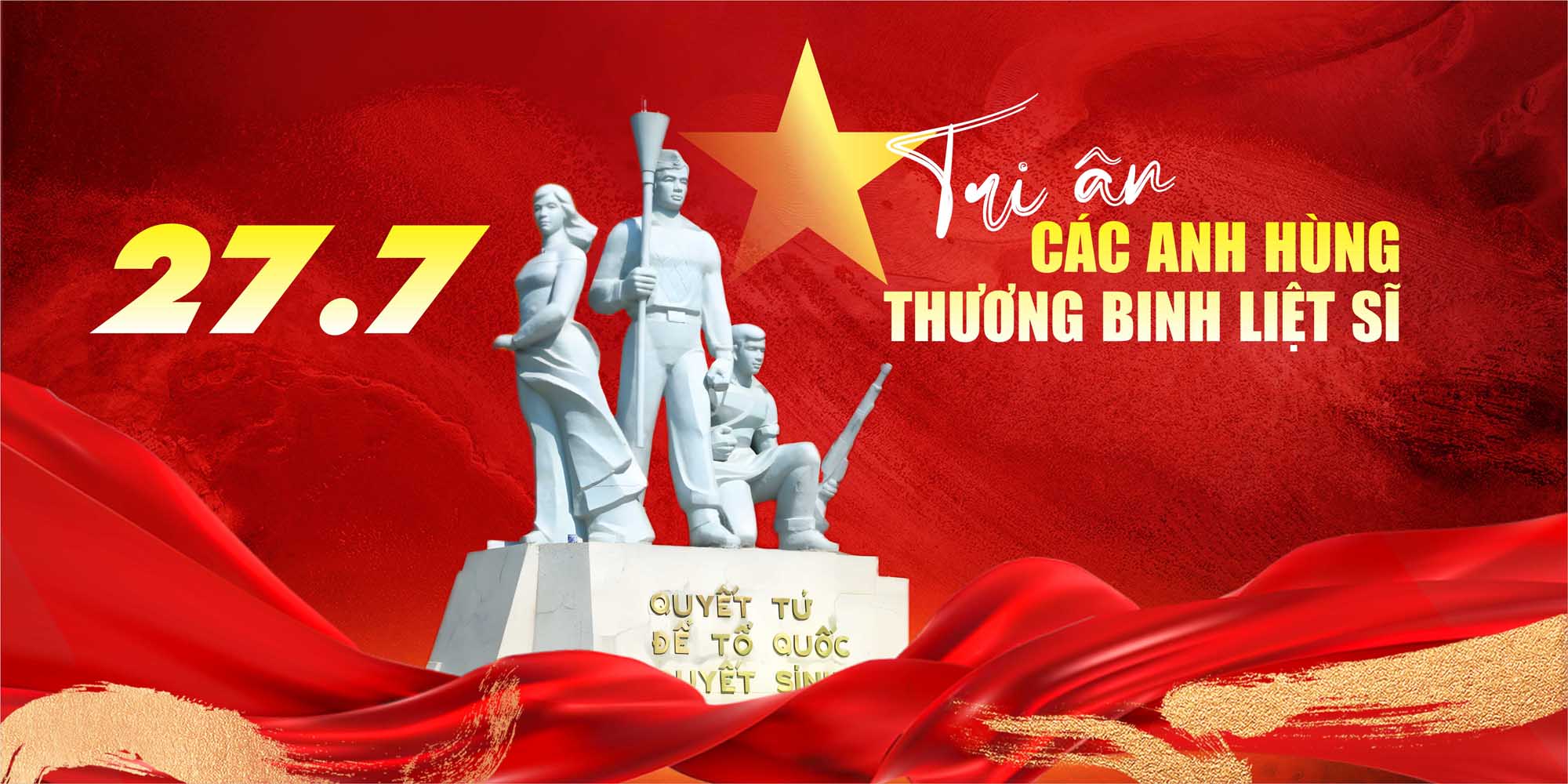 Tri ân các anh hùng thương binh liệt sĩ 27-7