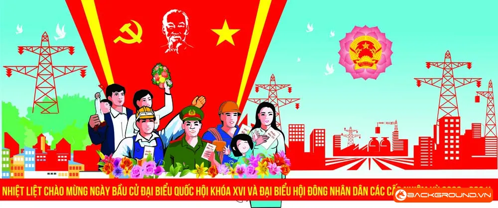 Mẫu pano bầu cử đại biểu quốc hội