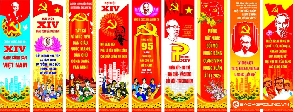 Phướn thả đại hội đại biểu toàn quốc