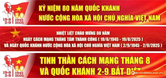 4+ Băng rôn Quốc khánh 2025