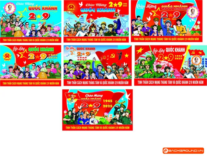 Pano chào mừng Quốc khánh 2-9