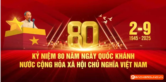Pano kỷ niệm 80 năm ngày Quốc khánh 2-9