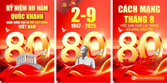 Pano kỷ niệm 80 năm Quốc khánh 2-9-2025