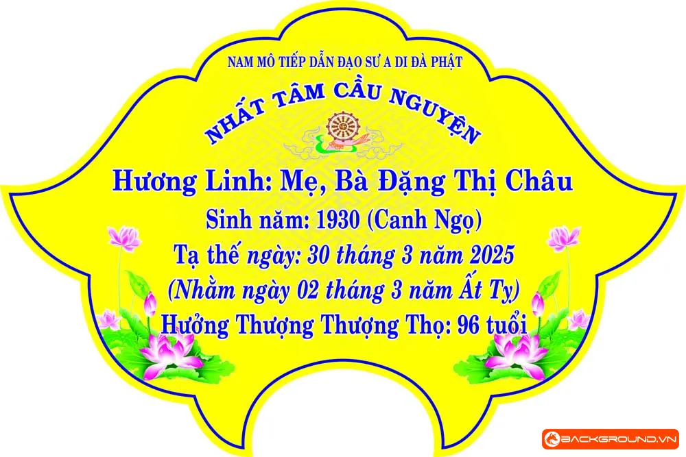 Mẫu cáo phó 02