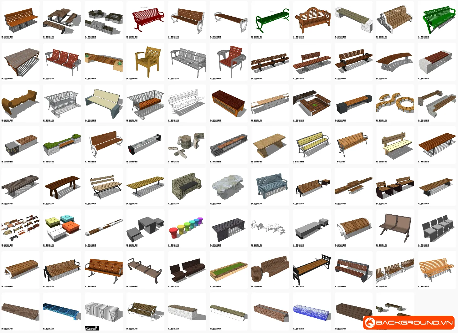 87+ Ghế ngồi ngoài trời SketchUp