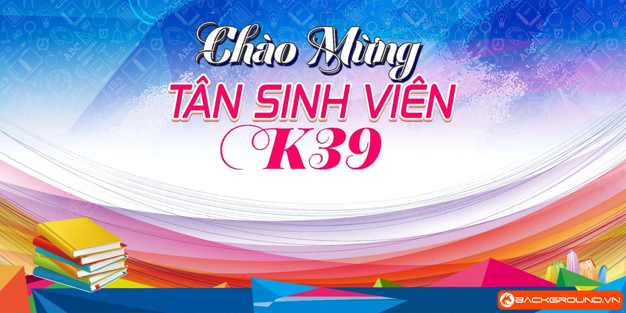 Background chào đón tân sinh viên (1)