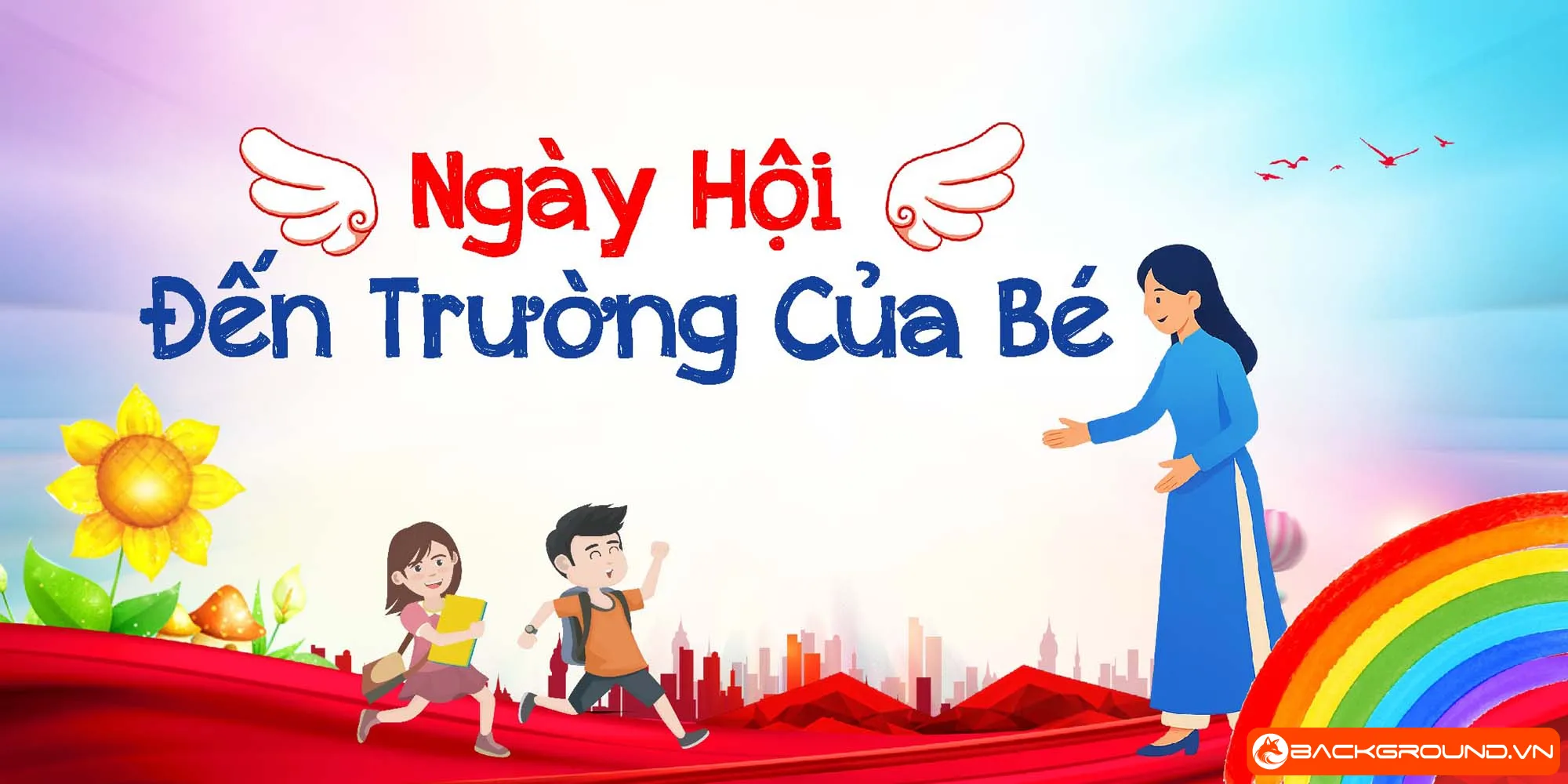 Background khai giảng trường mầm non 2025 (16)