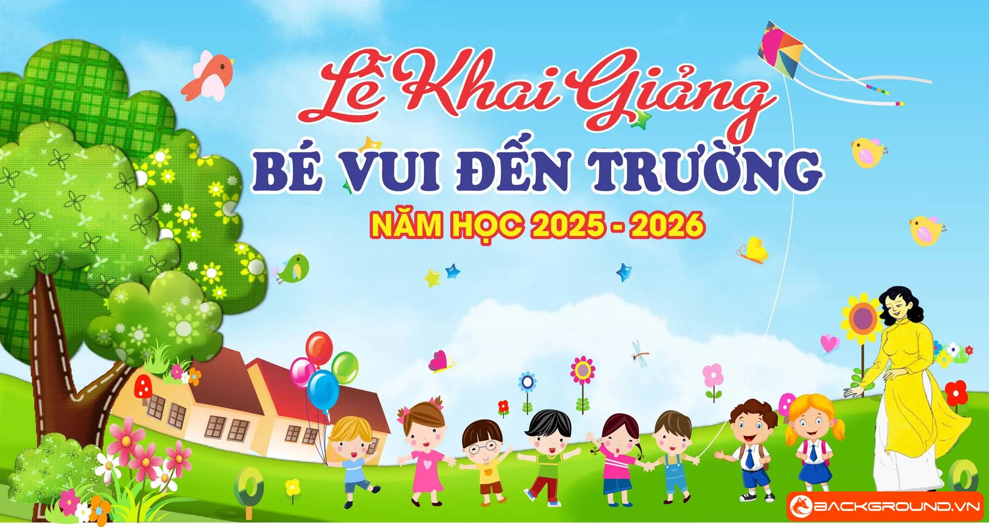 Background khai giảng trường mầm non 2025 (30)