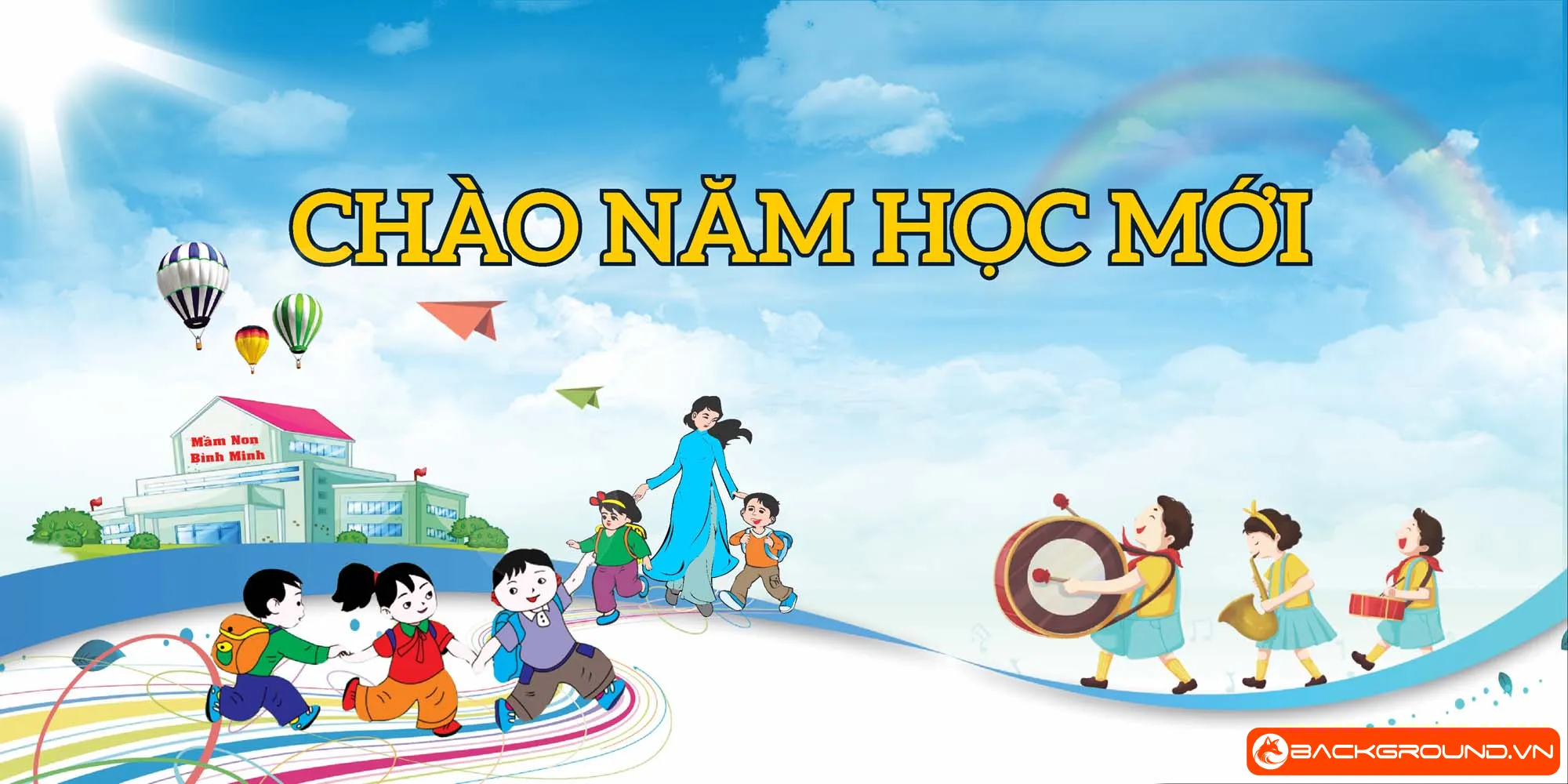 Background khai giảng trường mầm non 2025 (35)