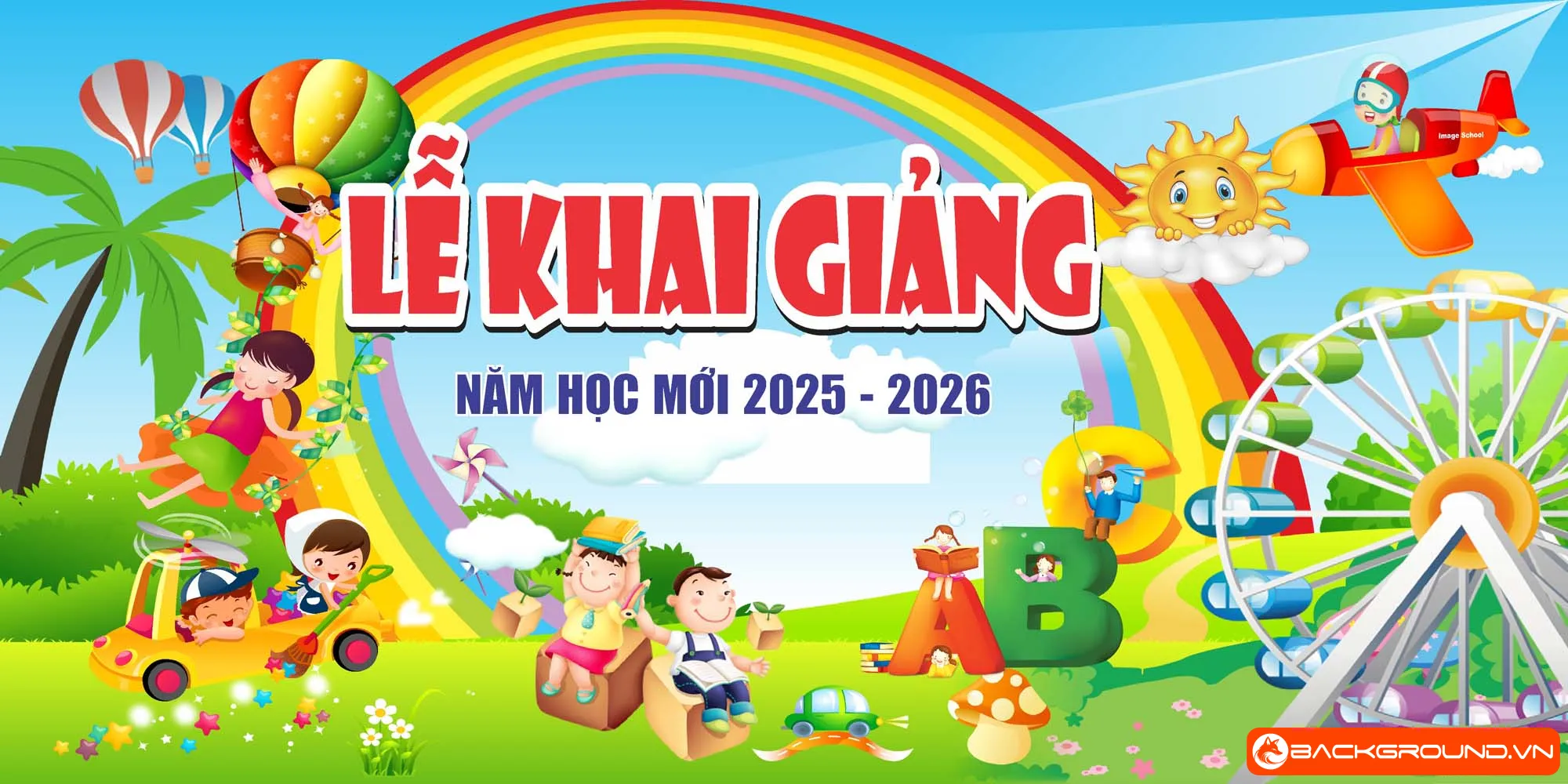 Background khai giảng trường mầm non 2025 (37)