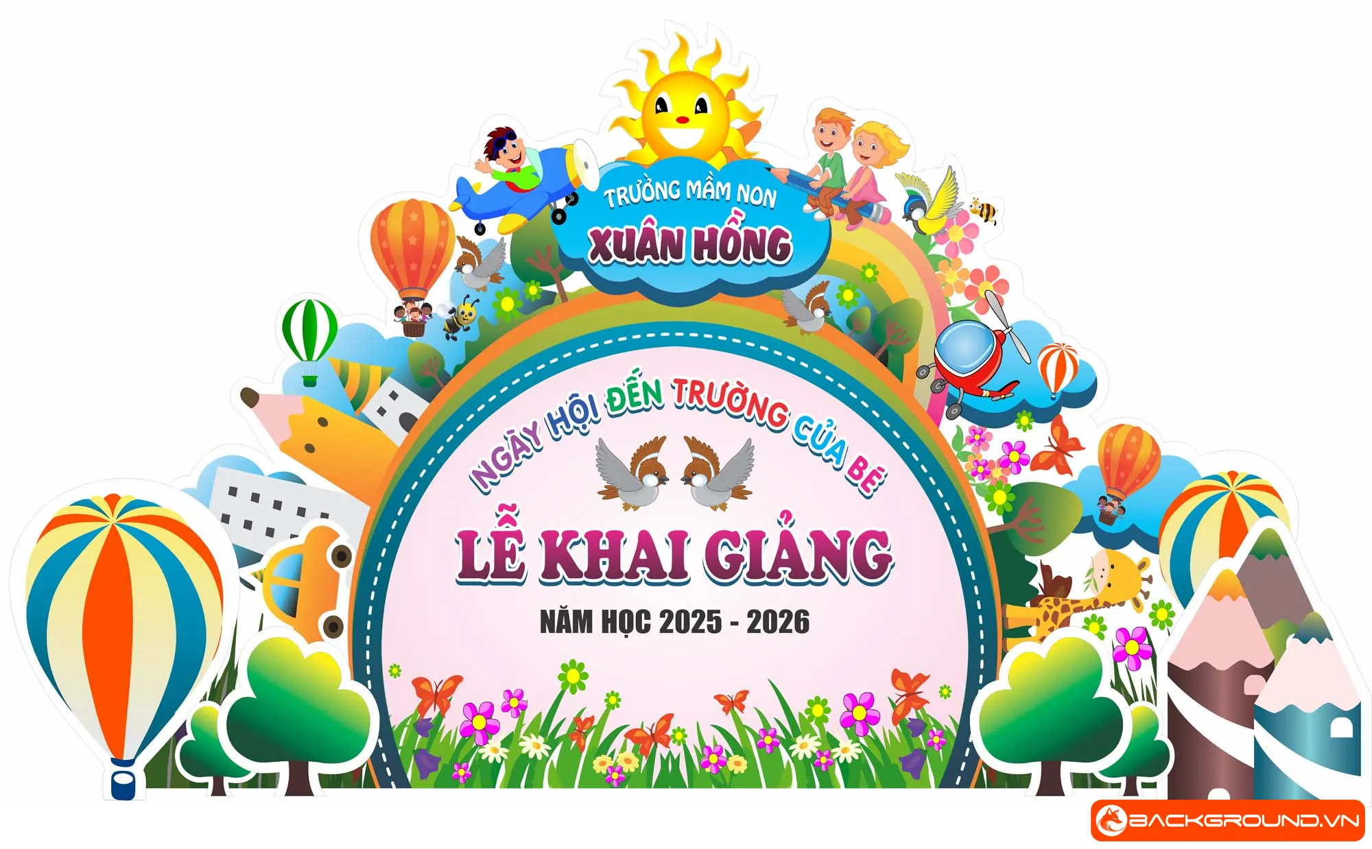 Background khai giảng trường mầm non 2025 (43)