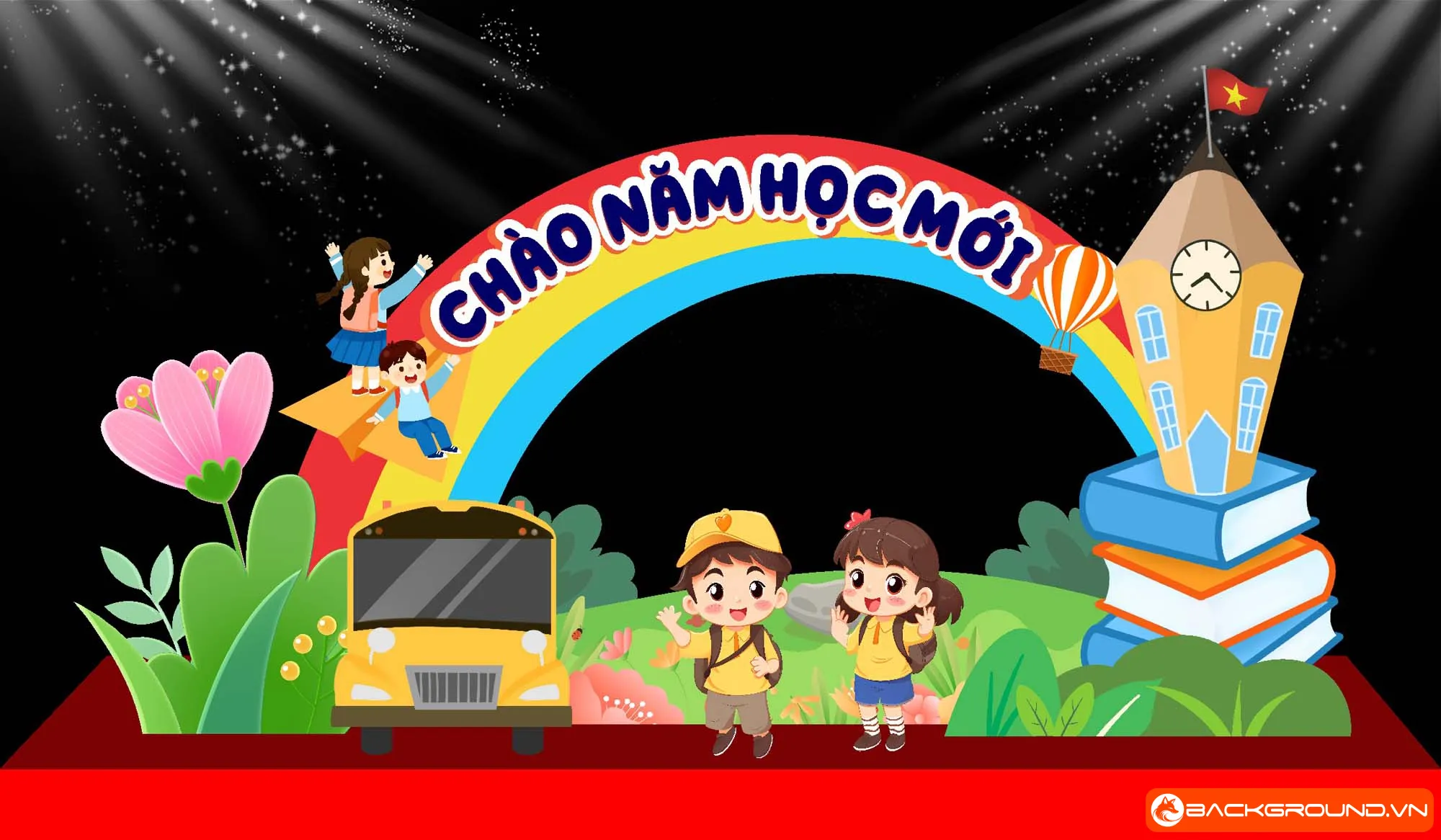 Background khai giảng trường mầm non 2025 (7)