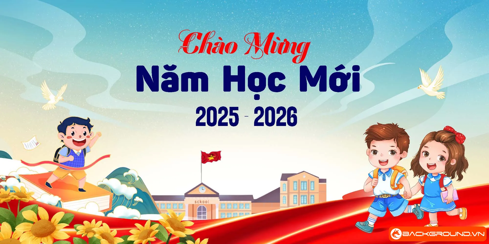 Chào mừng năm học mới Tiểu Học 2025 (2)