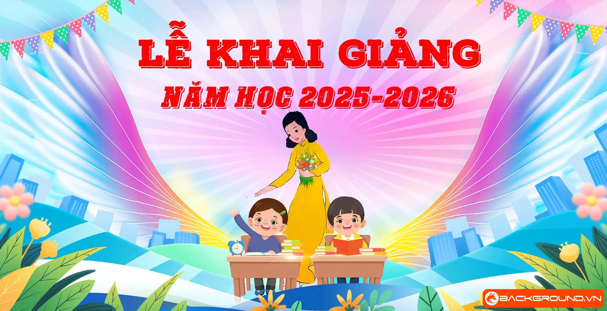 Chào mừng năm học mới Tiểu Học 2025 (3)
