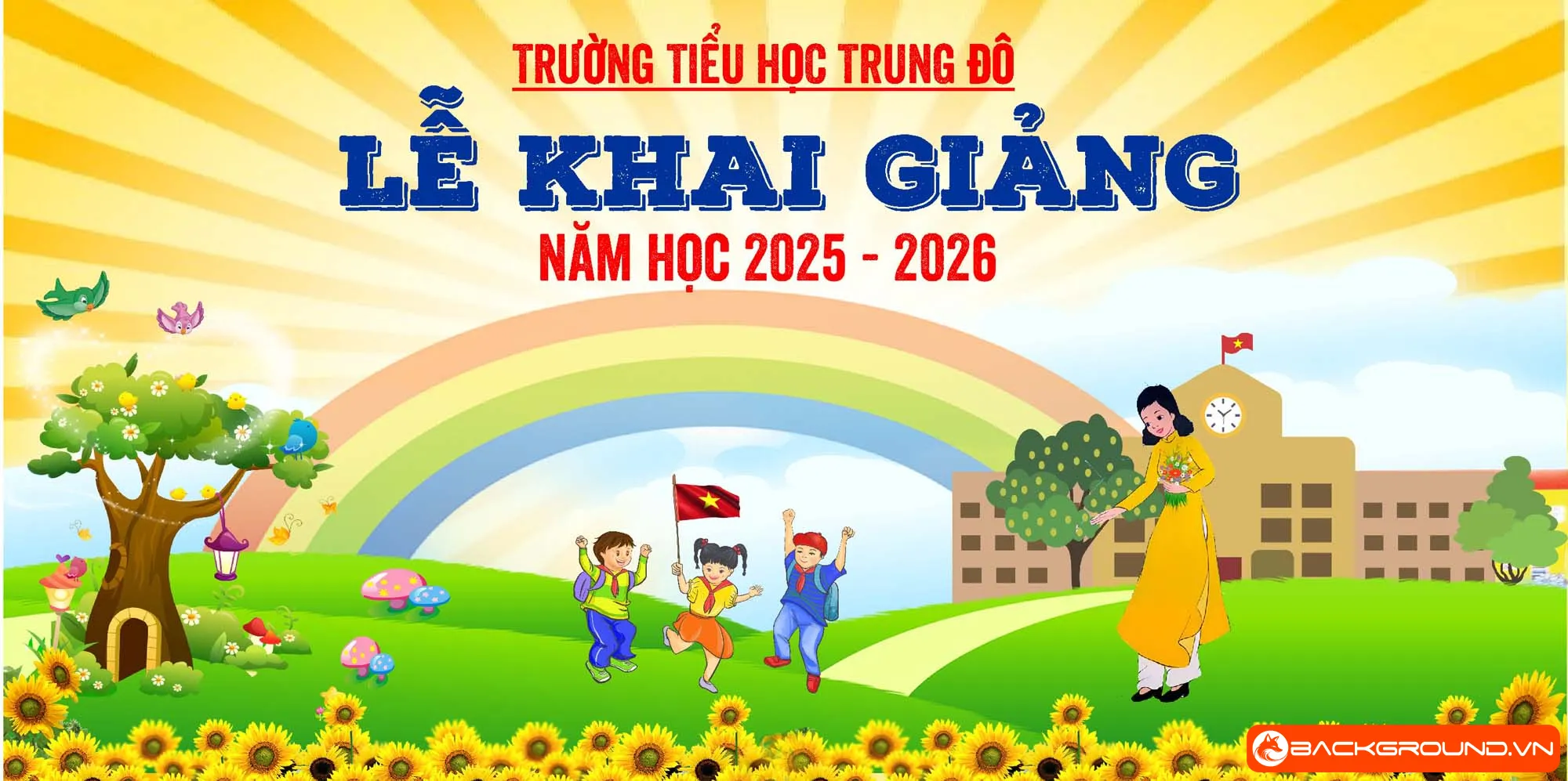 Chào mừng năm học mới Tiểu Học 2025 (36)