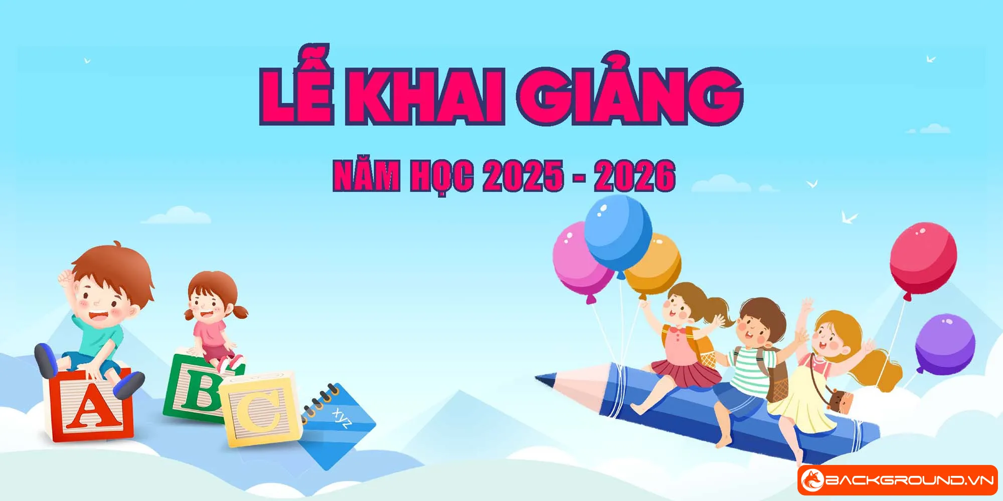 Chào mừng năm học mới Tiểu Học 2025 (4)