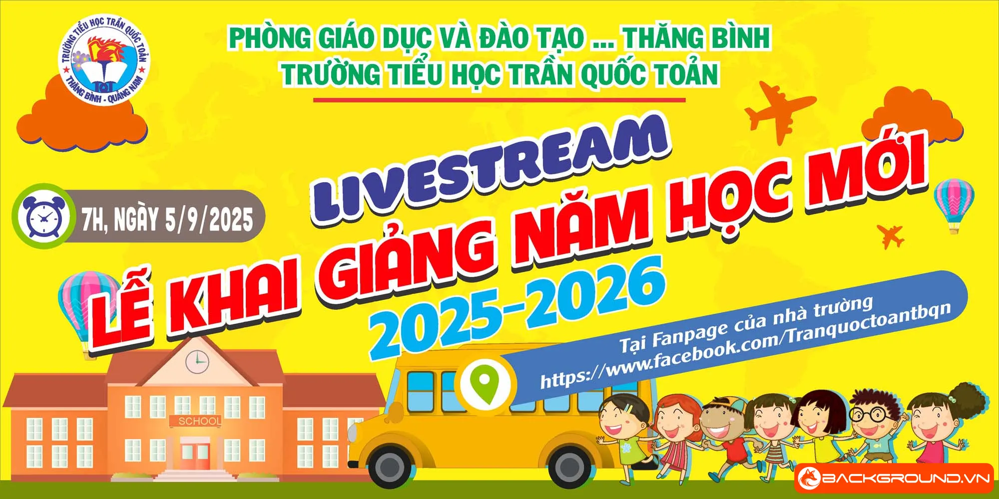 Chào mừng năm học mới Tiểu Học 2025 (42)