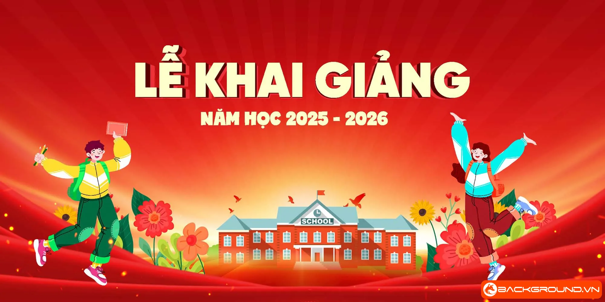 Phông nền khai giảng THPT 2025 (2)