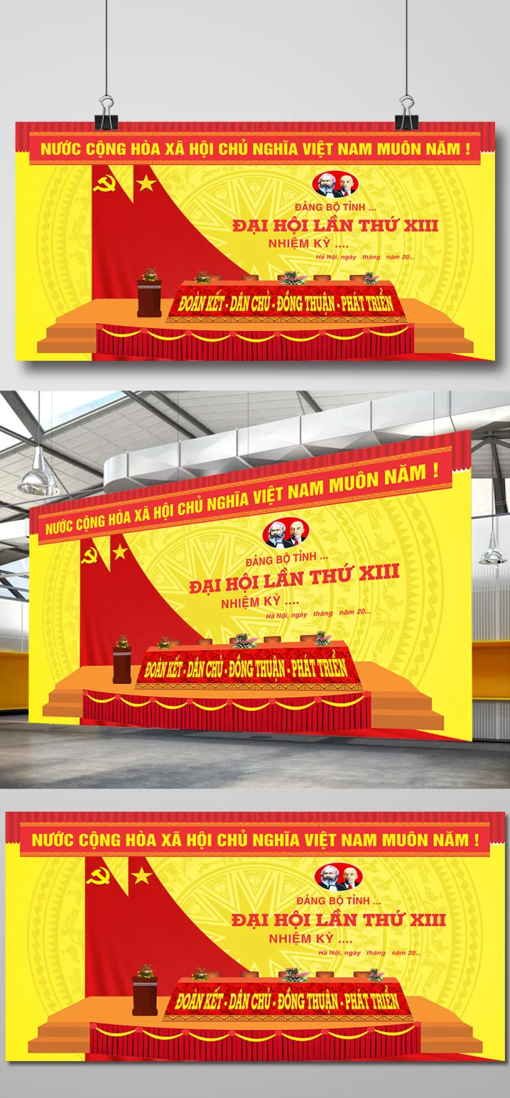 Phông nền đại hội Đảng (1)