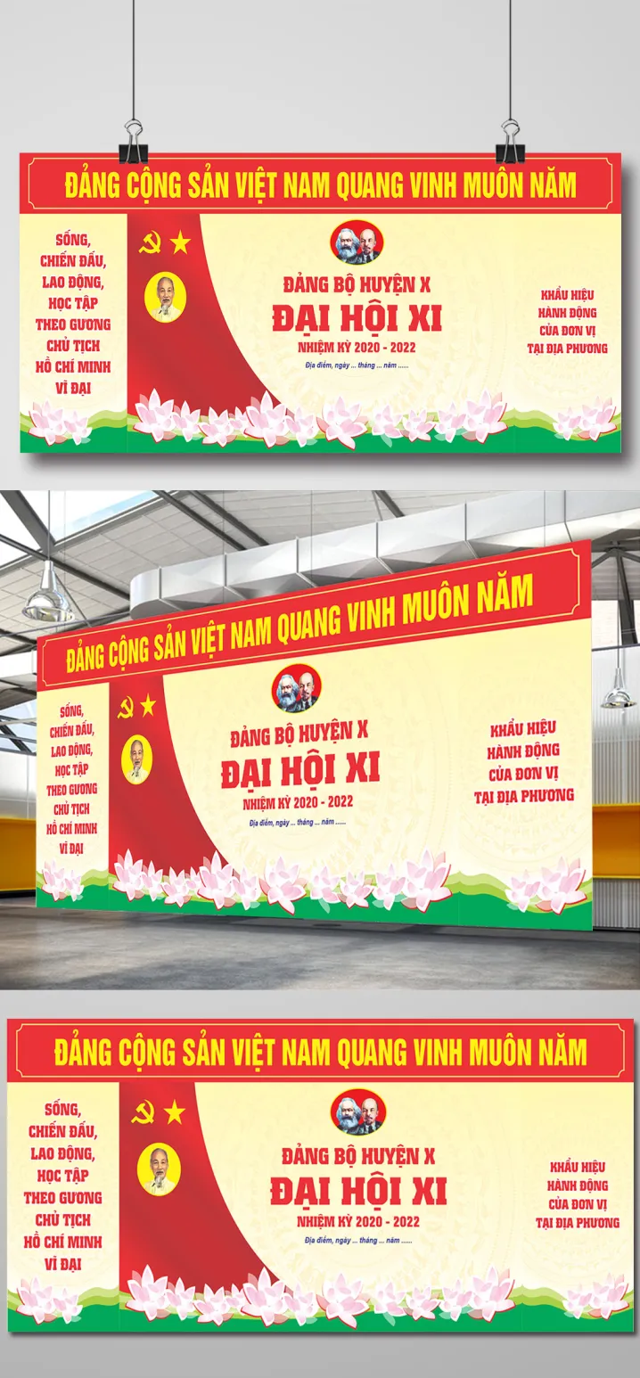 Phông nền đại hội Đảng (2)