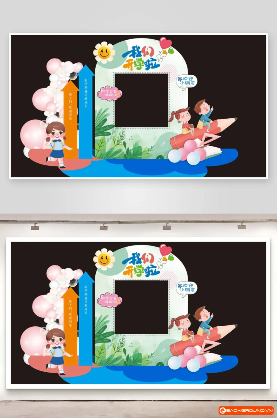 Backdrop trang trí khai giảng 2025 (24)