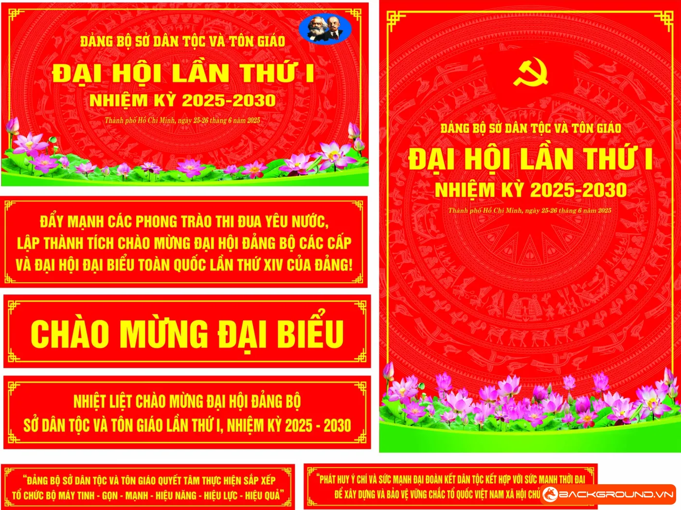 Market đại hội Đảng bộ Sơ dân tộc và tôn giáo