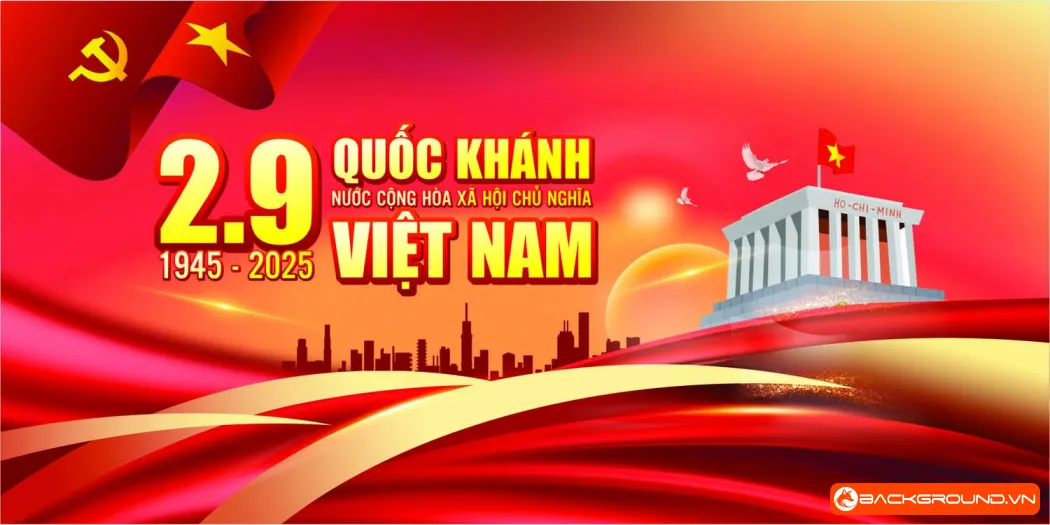 Backdrop - Pano chào mừng Quốc Khánh 2-9 (10)