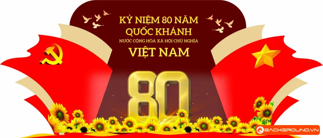 Backdrop - Pano chào mừng Quốc Khánh 2-9 (2)
