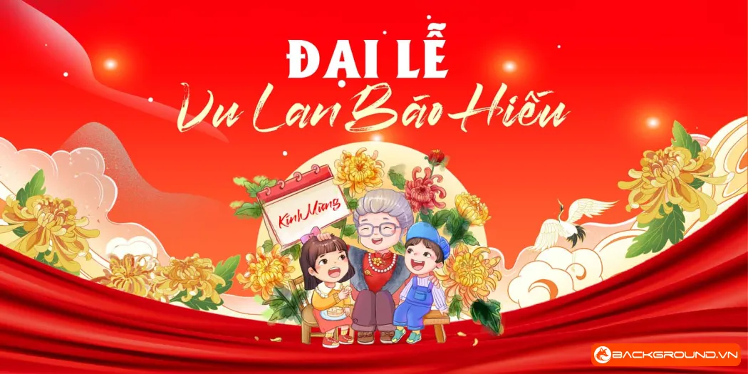 Phông nền - backdrop Lễ Vu Lan 2025 (13)