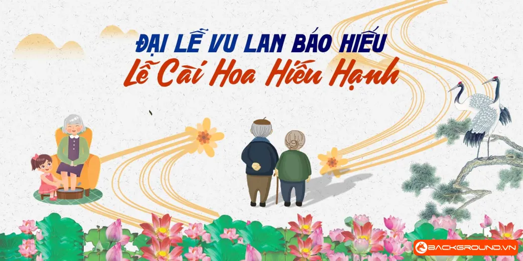 Phông nền - backdrop Lễ Vu Lan (15)