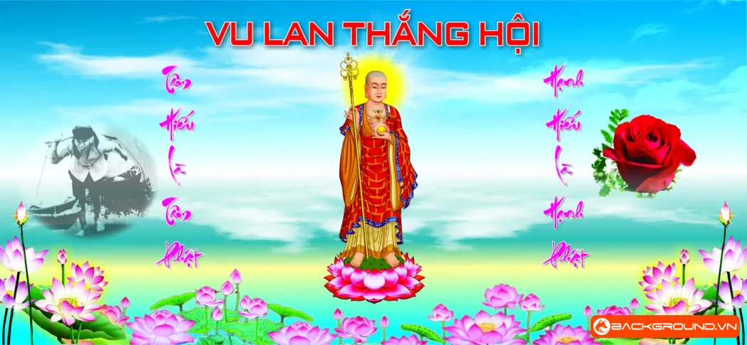 Phông nền - backdrop Lễ Vu Lan (17)