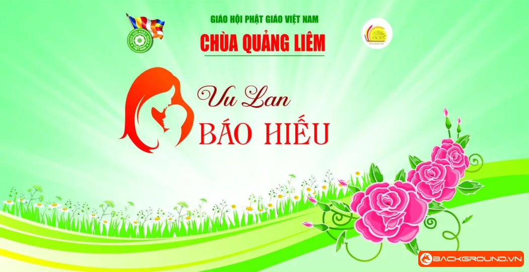 Phông nền - backdrop Lễ Vu Lan 2025 (2)
