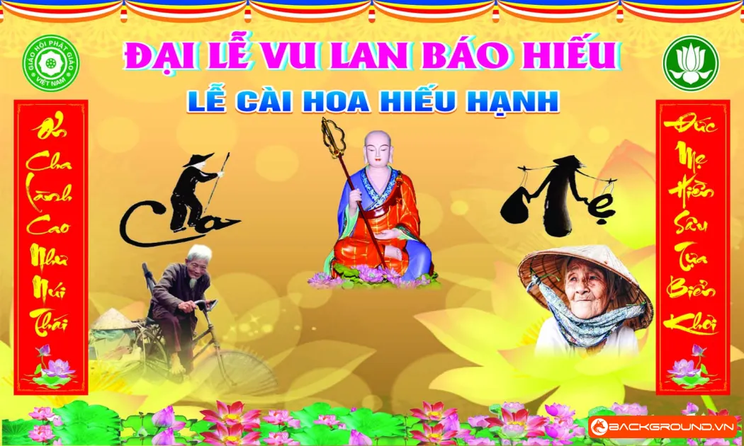 Phông nền - backdrop Lễ Vu Lan 2025 (4)