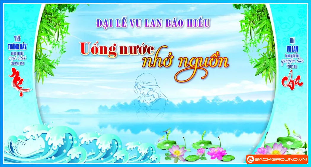 Phông nền - backdrop Lễ Vu Lan 2025 (5)