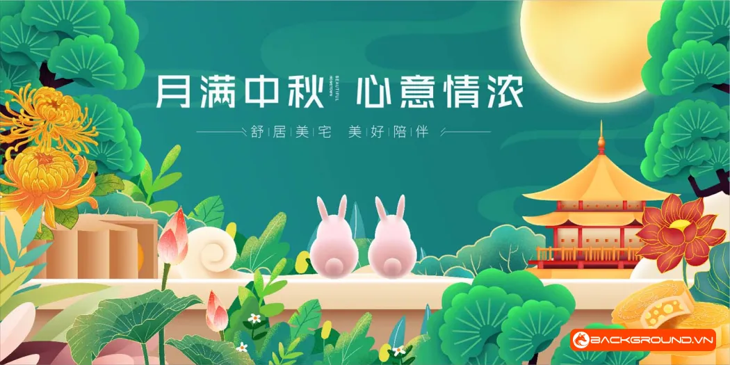 Phông nền trung thu 2025 - Vector (15)
